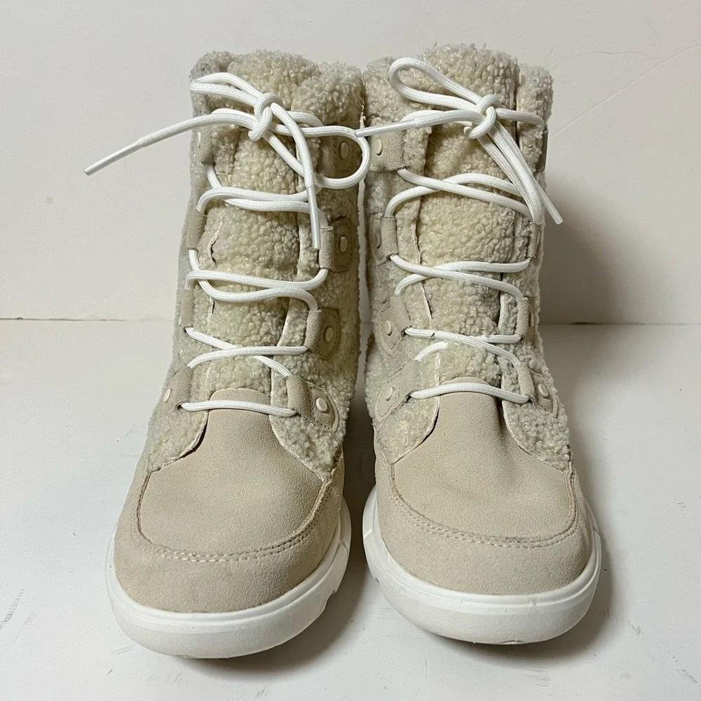 Sorel Explorer Next Joan Cozy Boot Beige Size 9